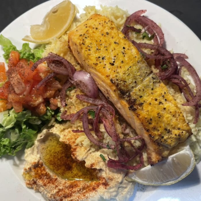 # 31 Grilled Salmon Plate.